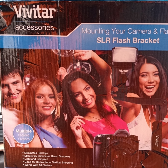 Vivitar SLR Flash Mounting Bracket - Picture 1 of 7
